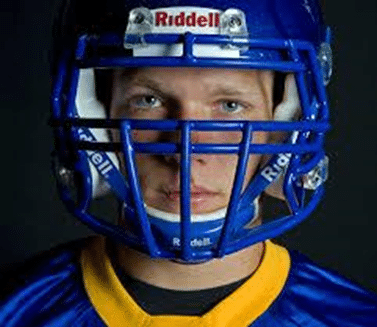 football player helmet