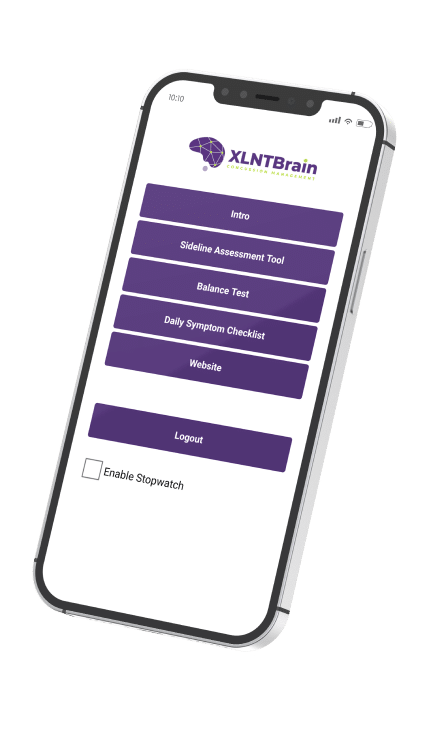 Mobile app view on smartphone screen
