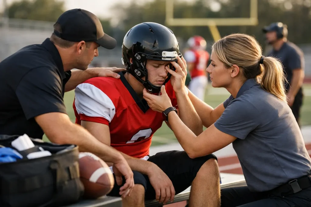 High School Concussion Workflow Example for Teams