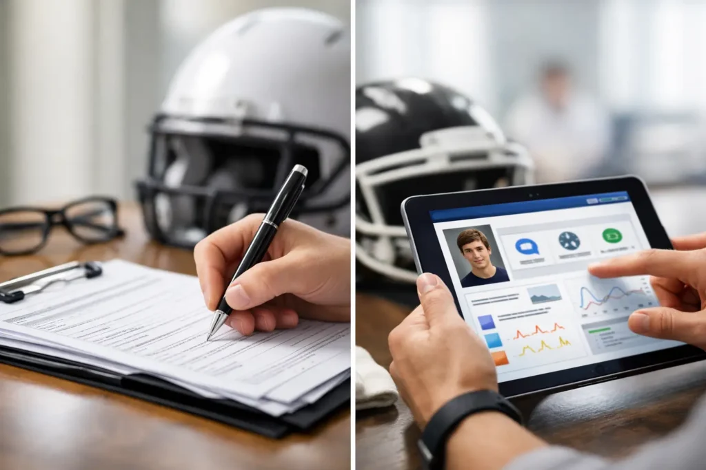 Paper Forms vs Concussion Software Compared