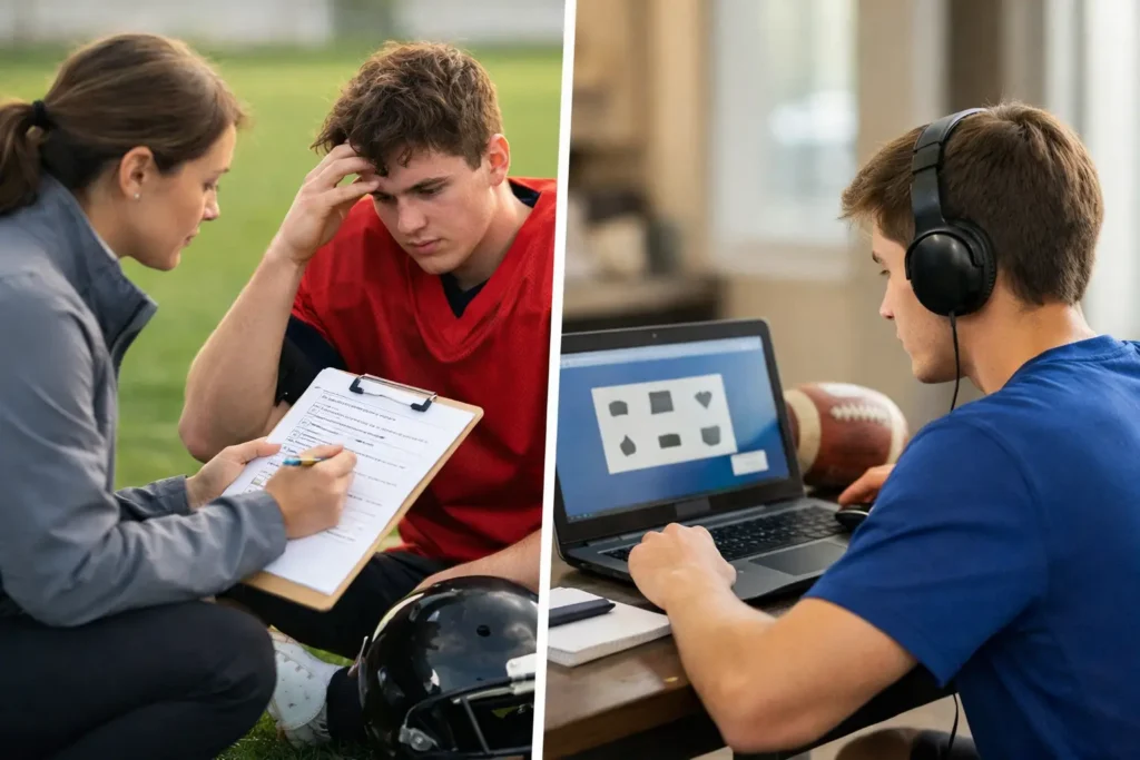 SCAT6 Versus ImPACT Test for School Sports Teams